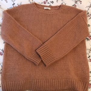 nwot Babaton dusty rose knit sweater